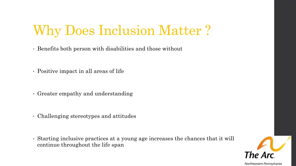 why does inclusion matter