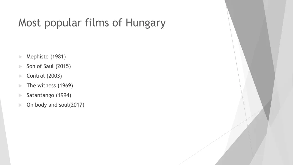 most popular films of hungary
