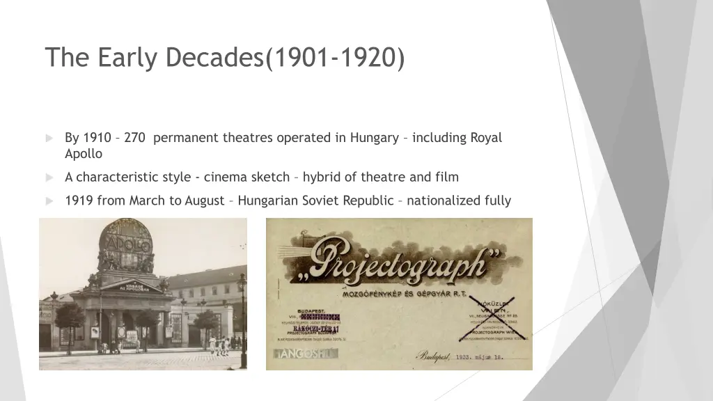 the early decades 1901 1920