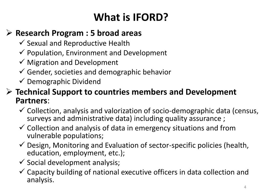 what is iford 1