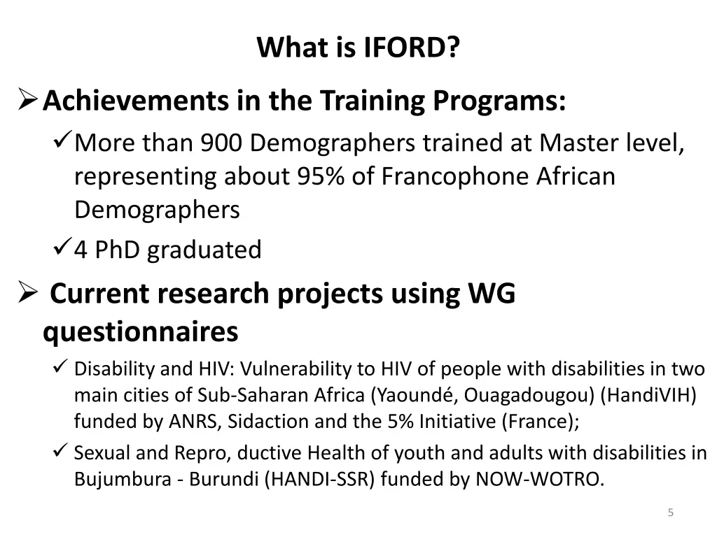 what is iford 2
