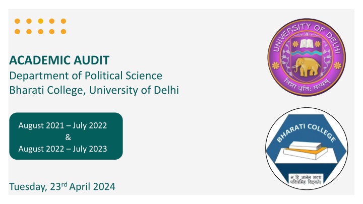 academic audit department of political science
