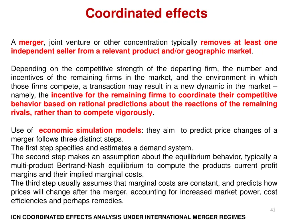 coordinated effects 1