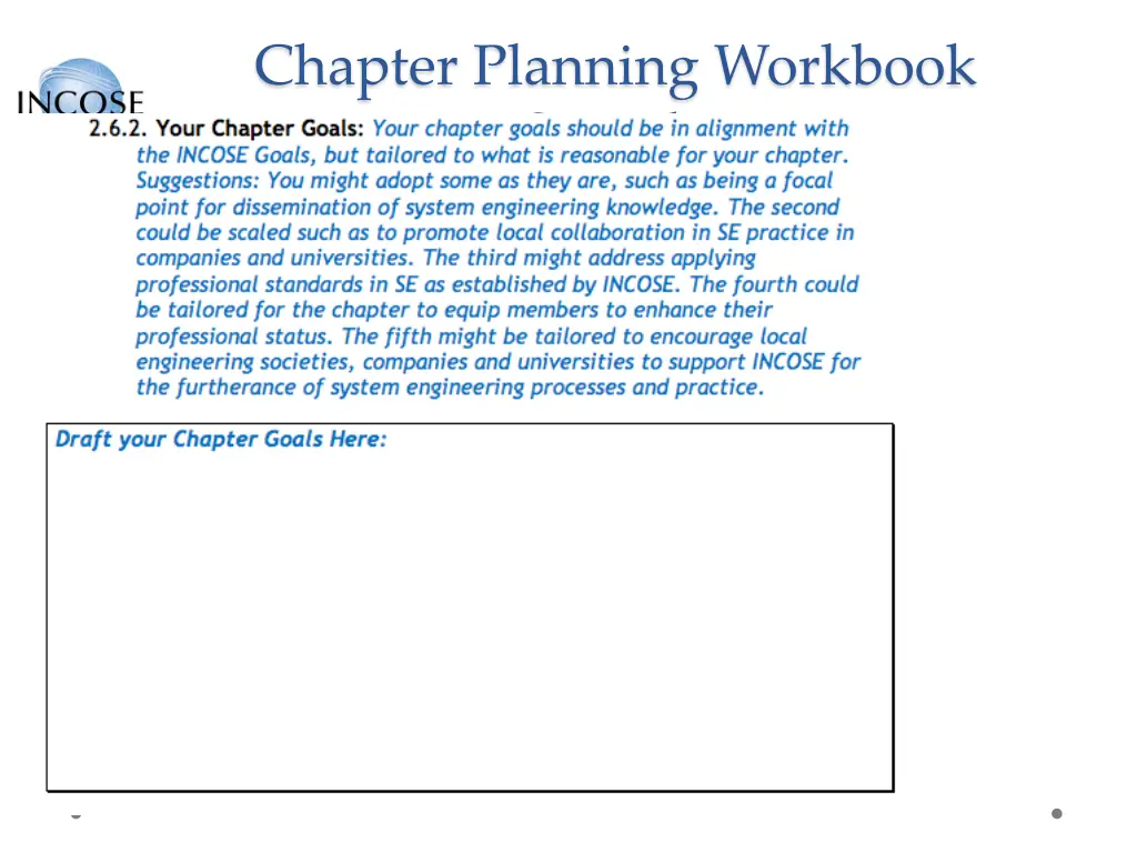 chapter planning workbook sample