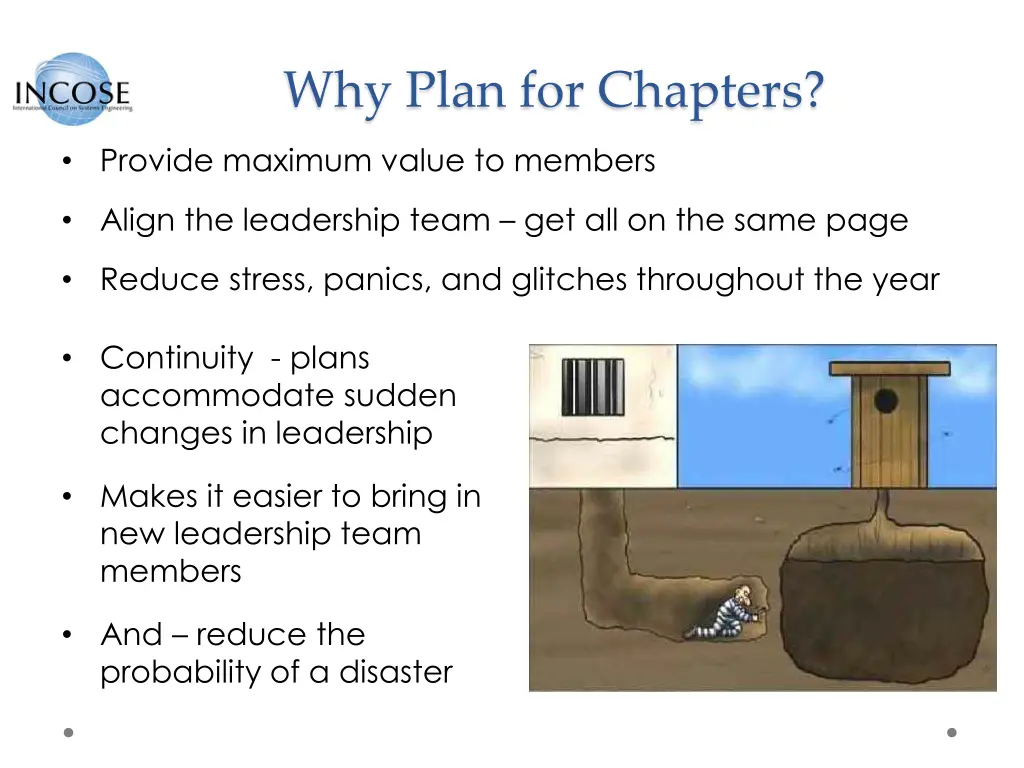 why plan for chapters