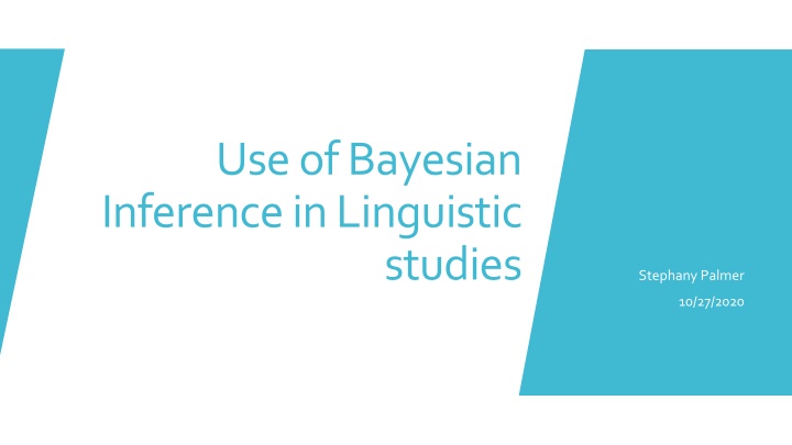 use of bayesian inference in linguistic
