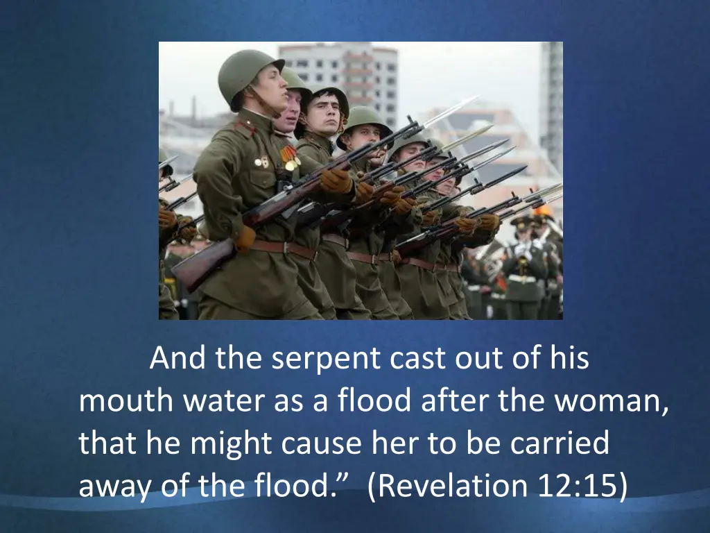 and the serpent cast out of his mouth water 1