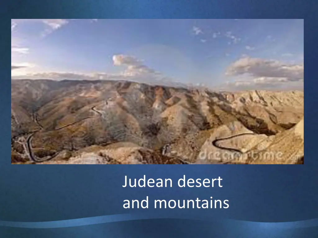 judean desert and mountains