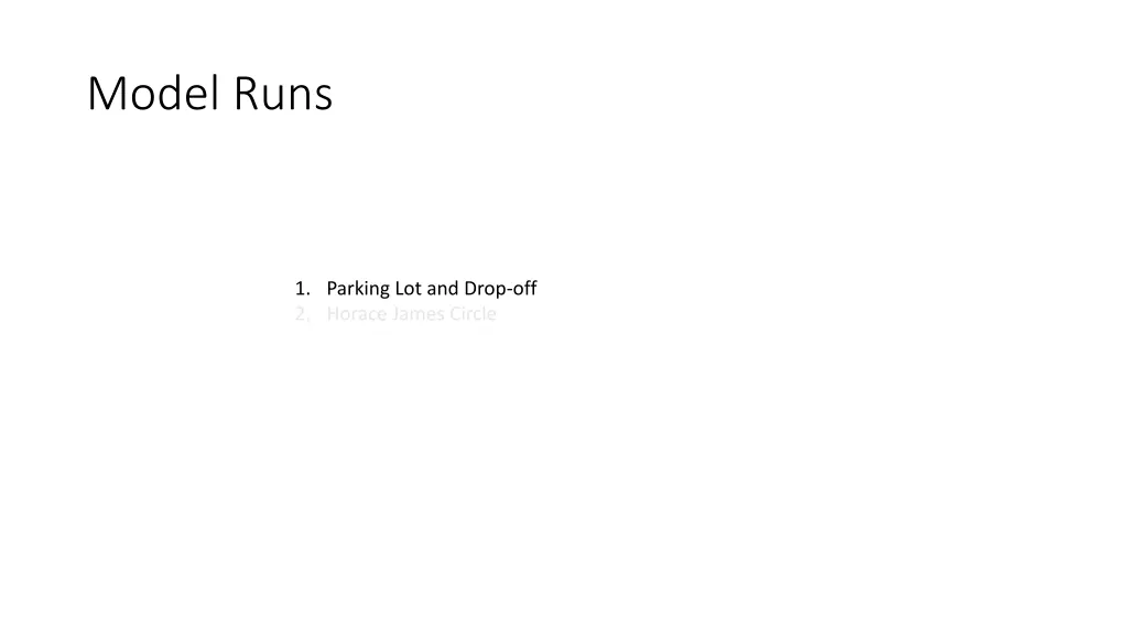 model runs