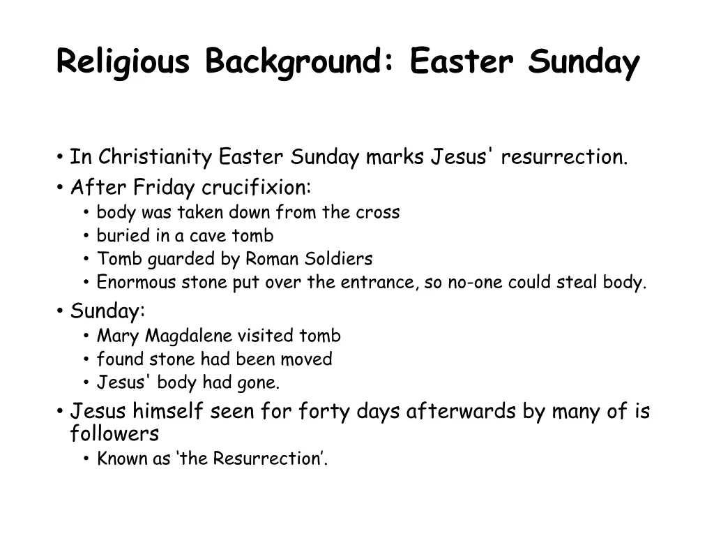 religious background easter sunday