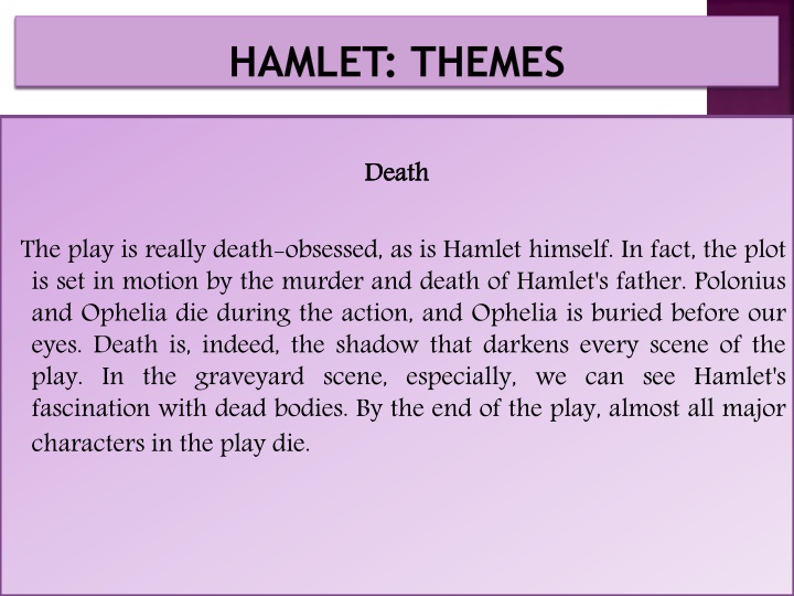 hamlet themes