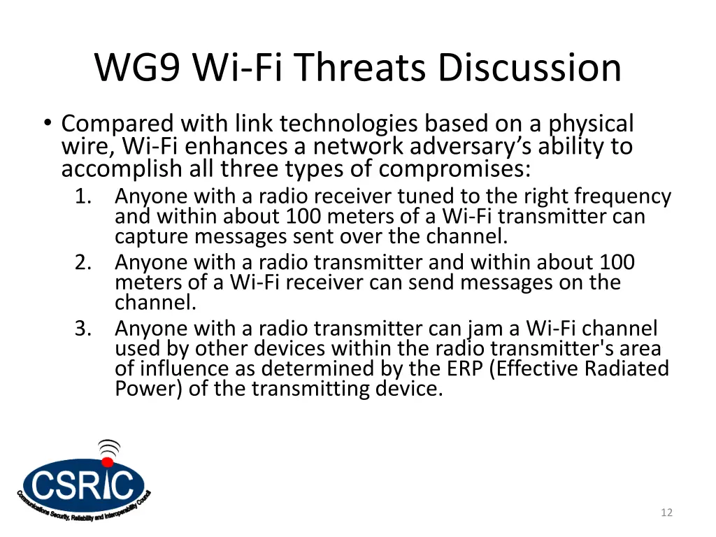 wg9 wi fi threats discussion 2