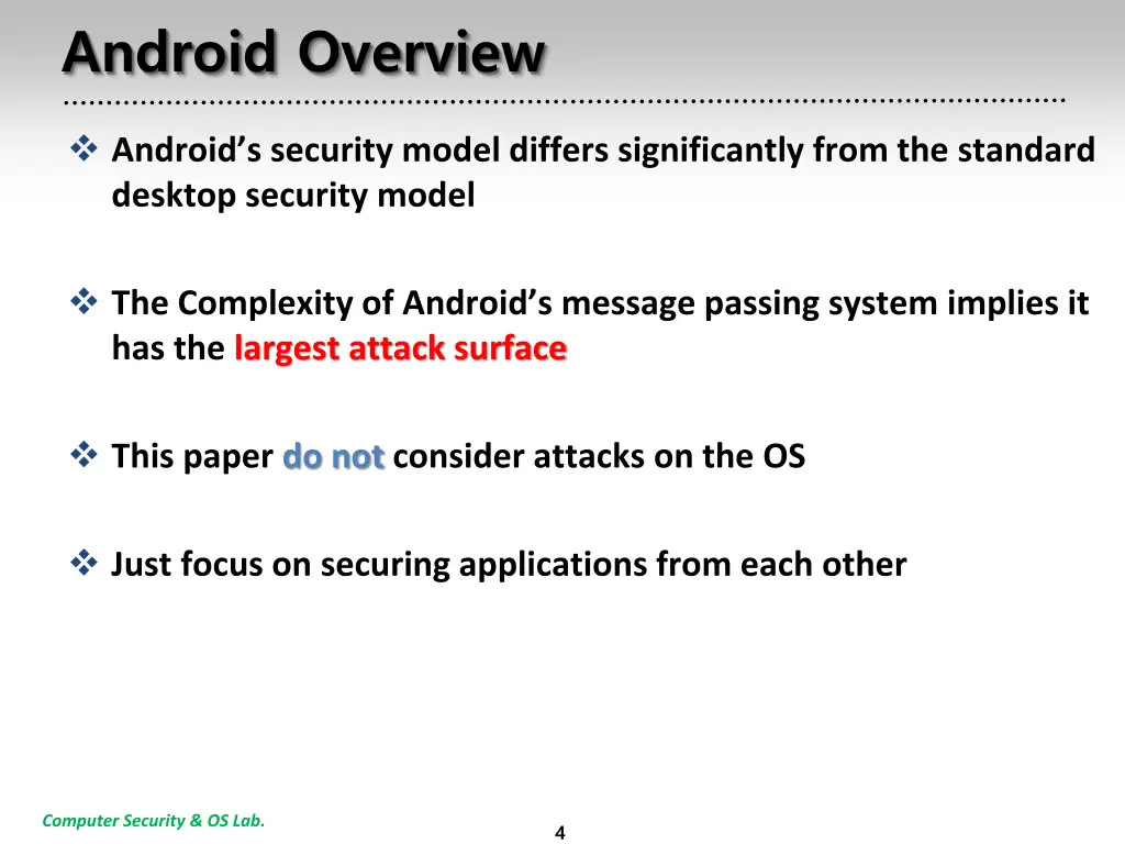 android overview