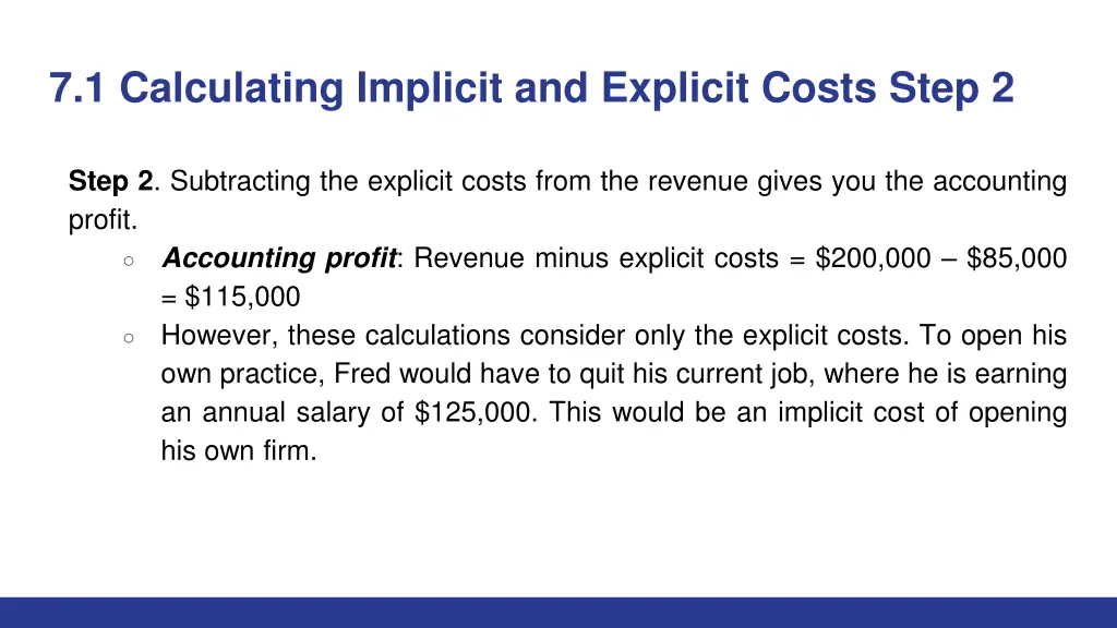 7 1 calculating implicit and explicit costs step 2