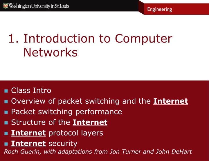 1 introduction to computer networks