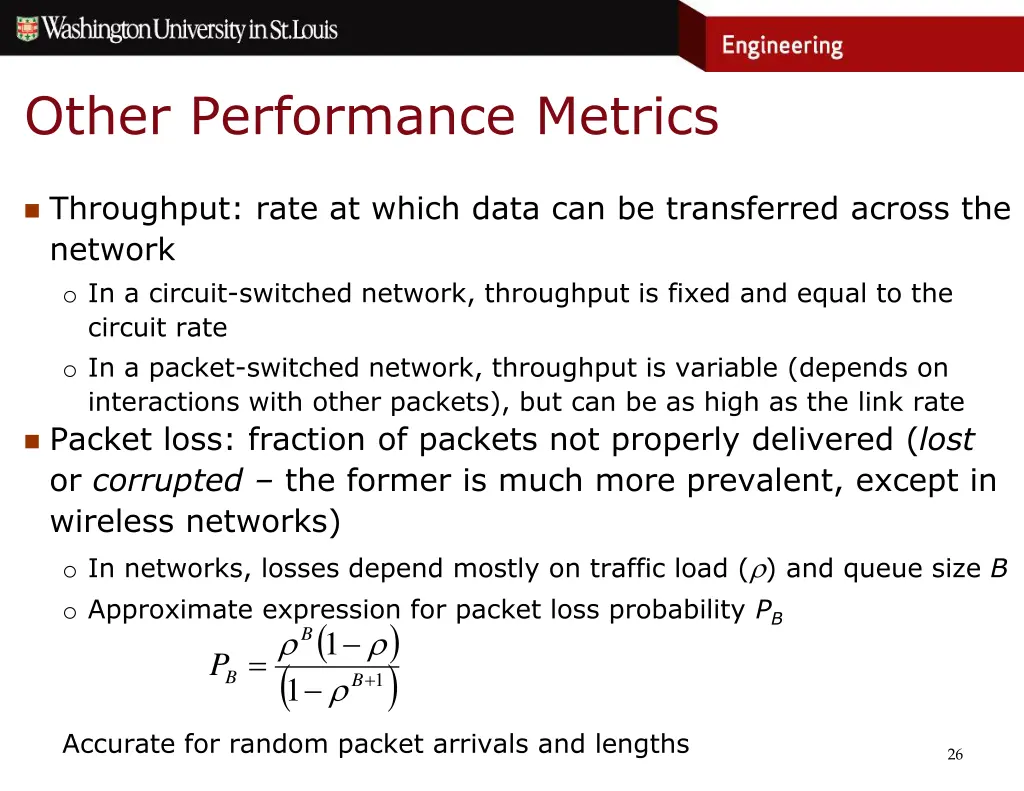 other performance metrics