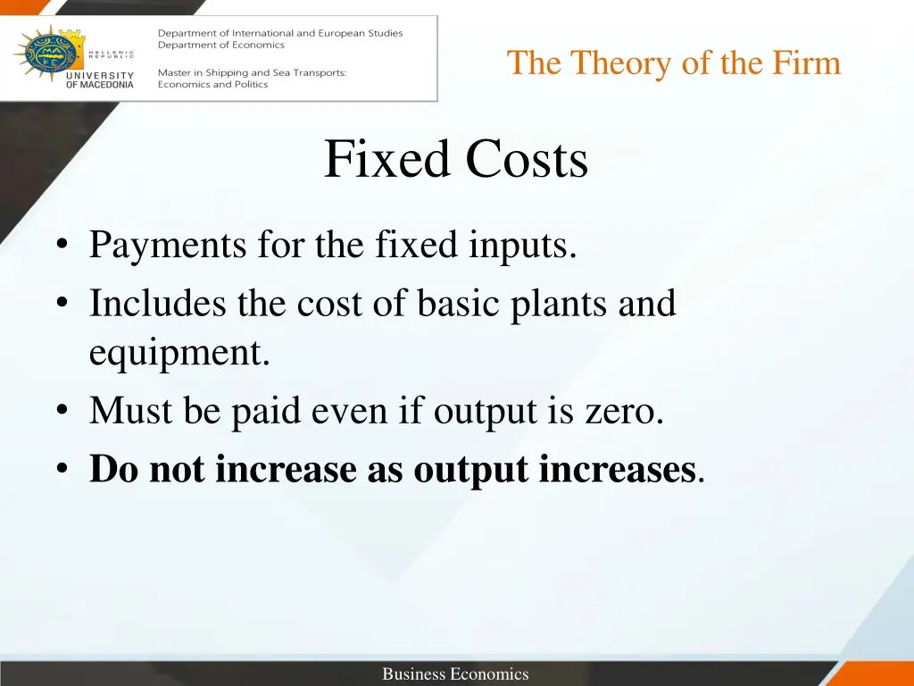the theory of the firm 11