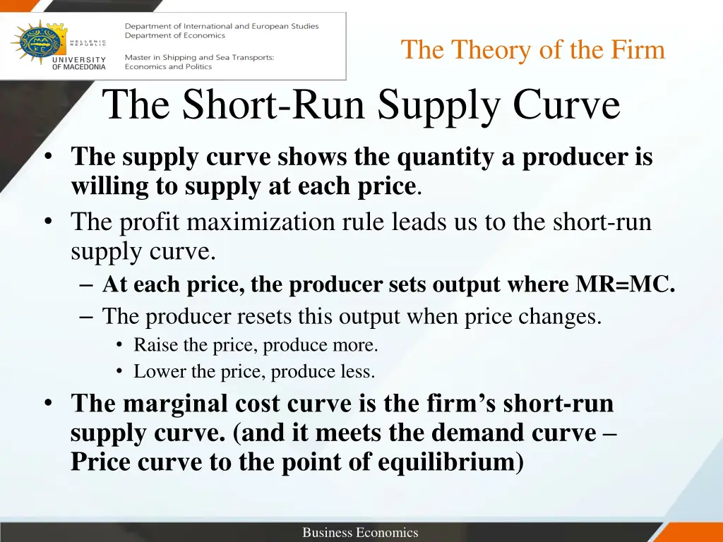 the theory of the firm 41