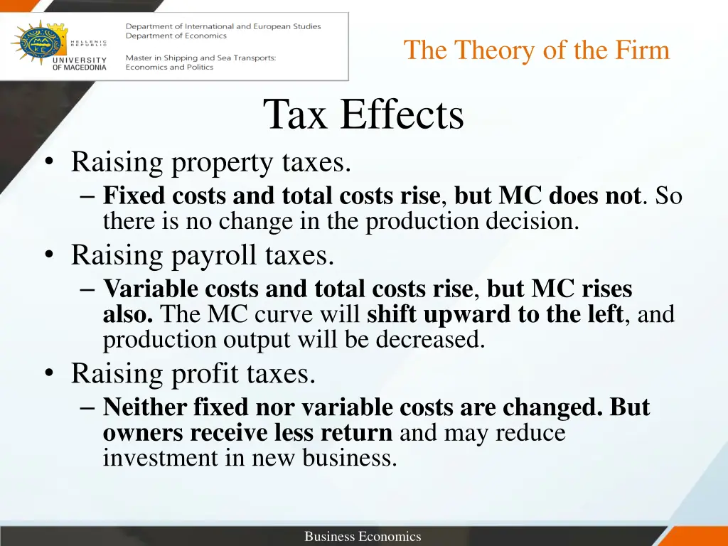 the theory of the firm 43