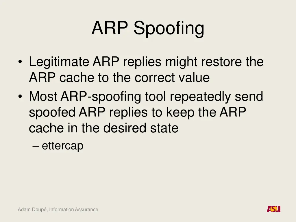 arp spoofing 8