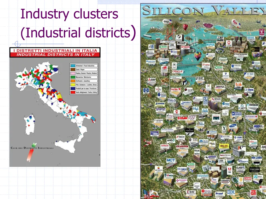 industry clusters industrial districts 3