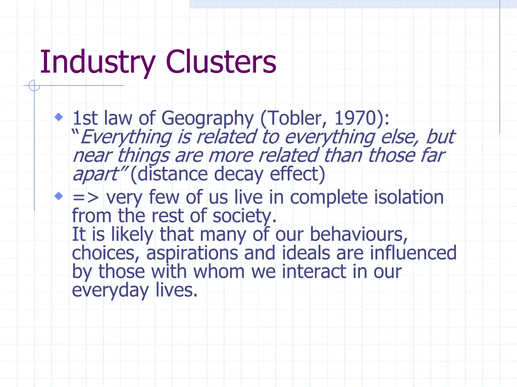industry clusters