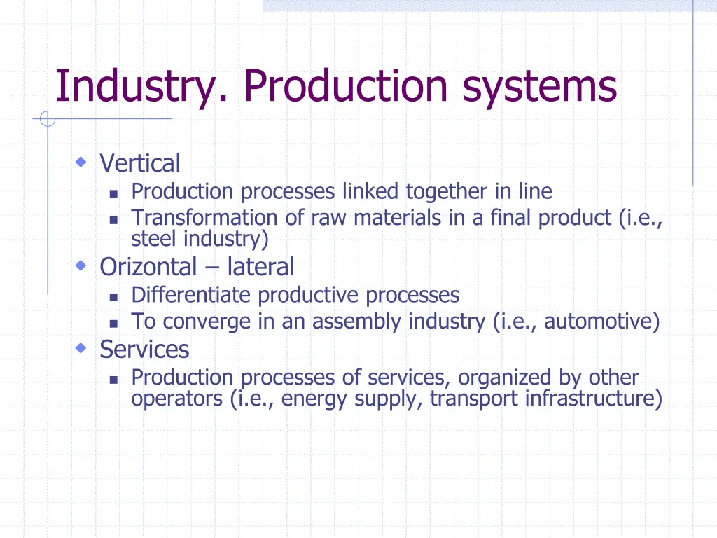 industry production systems