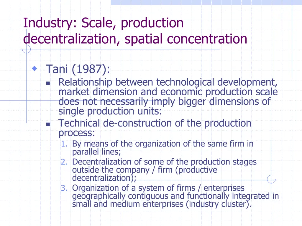 industry scale production decentralization 1