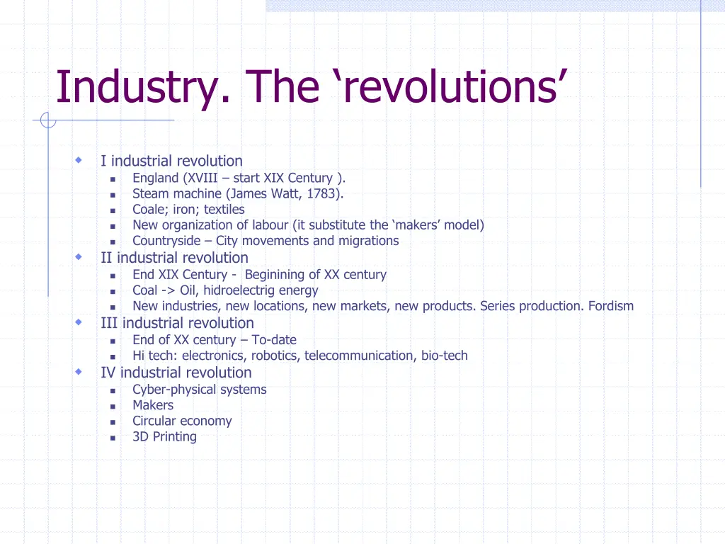 industry the revolutions 1