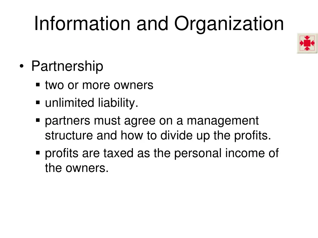 information and organization 2