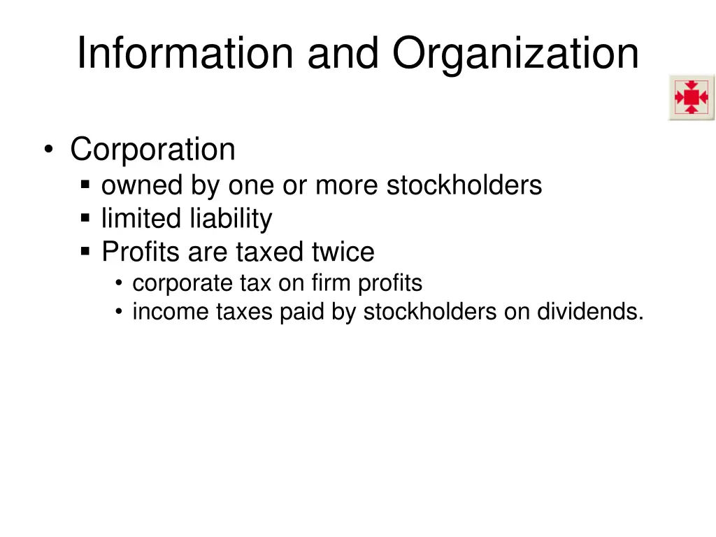 information and organization 3