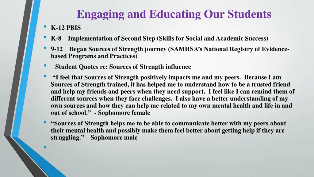 engaging and educating our students k 12 pbis