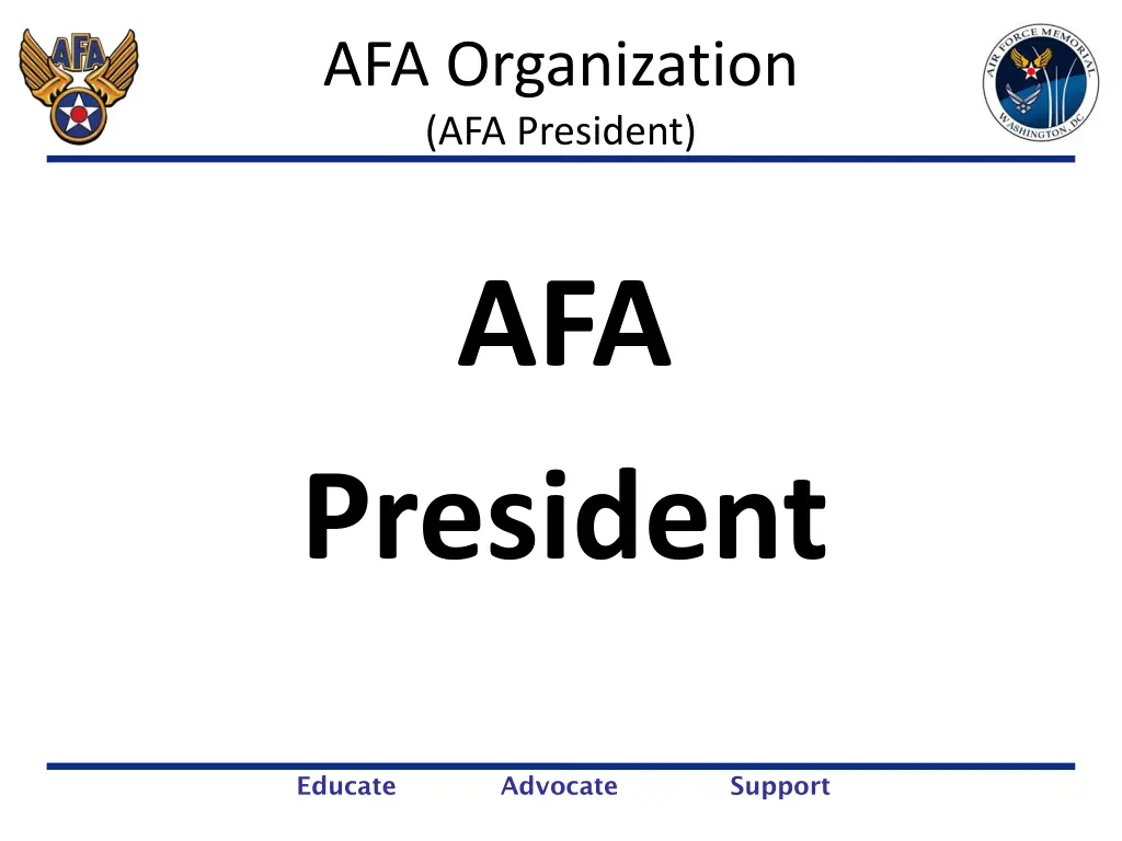 afa organization afa president