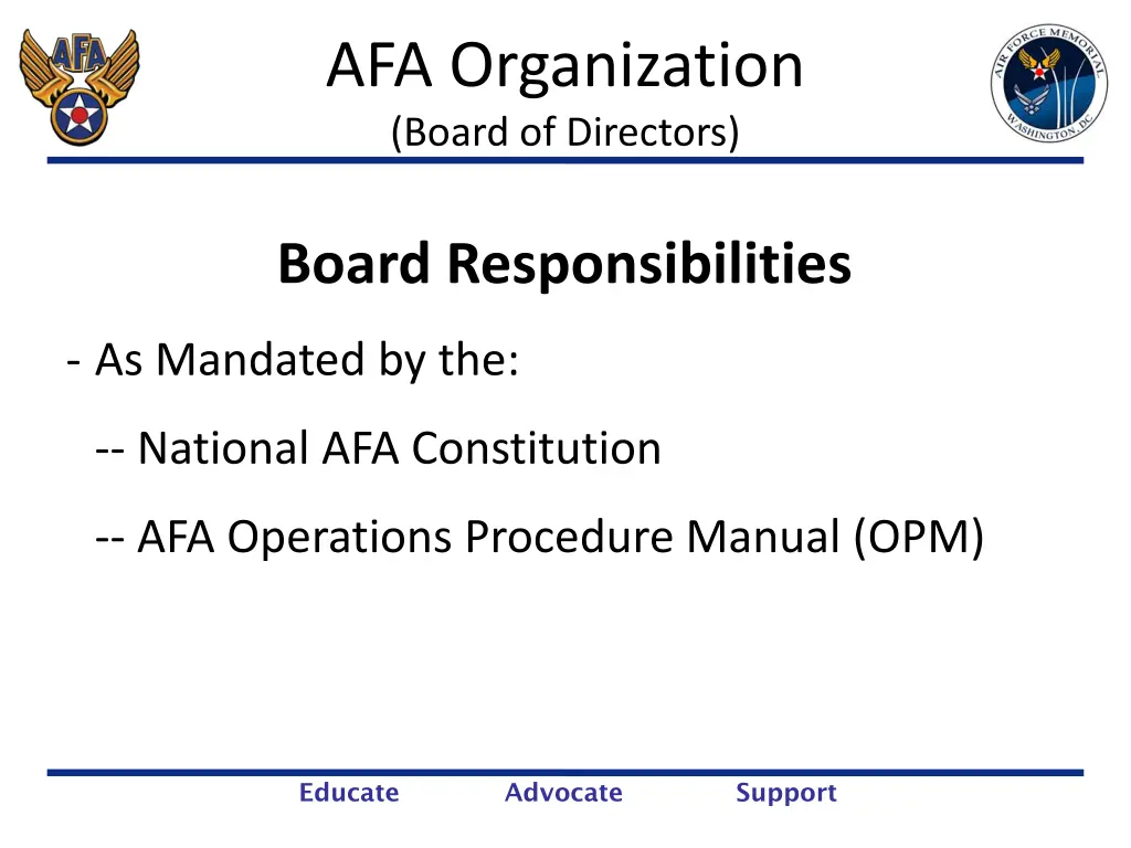afa organization board of directors 4