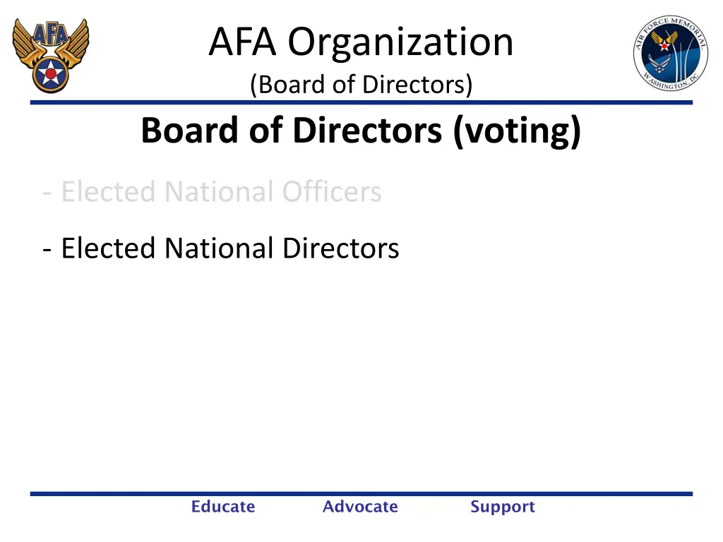 afa organization board of directors board 1
