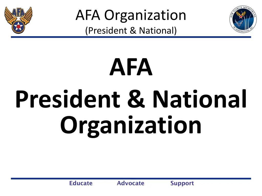 afa organization president national