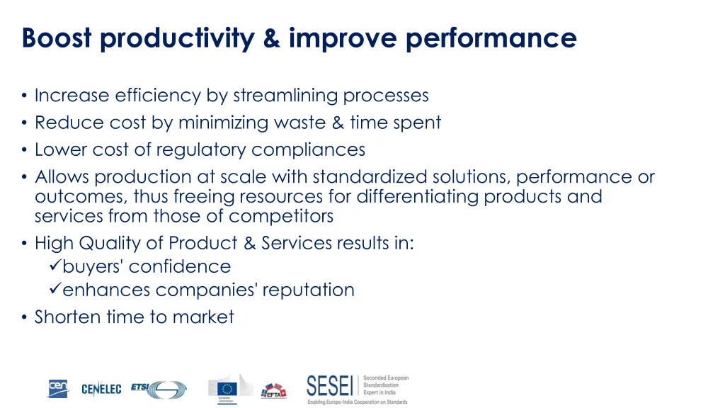 boost productivity improve performance