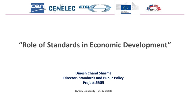 role of standards in economic development