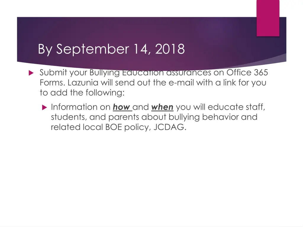 by september 14 2018