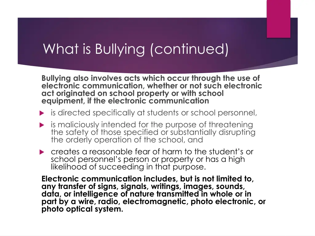 what is bullying continued 1