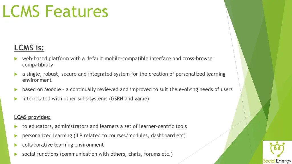 lcms features
