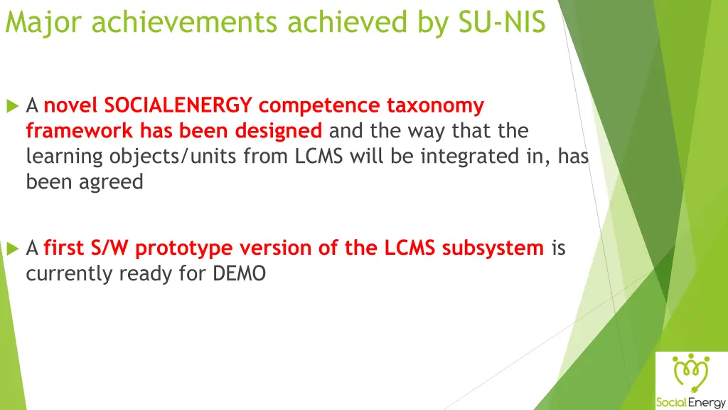 major achievements achieved by su nis