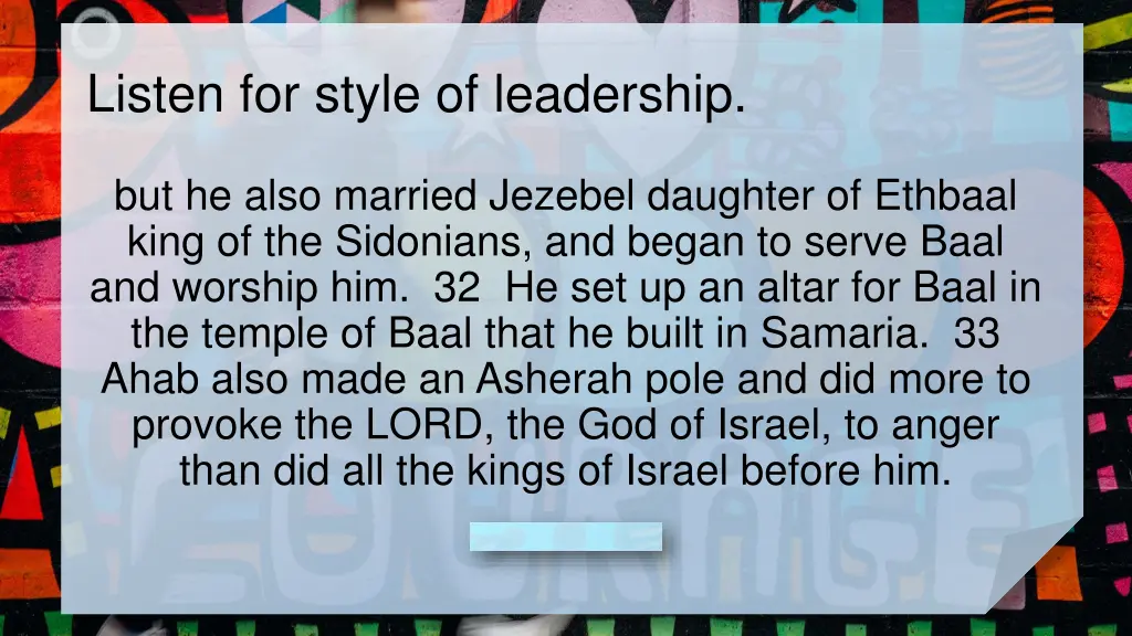 listen for style of leadership 1