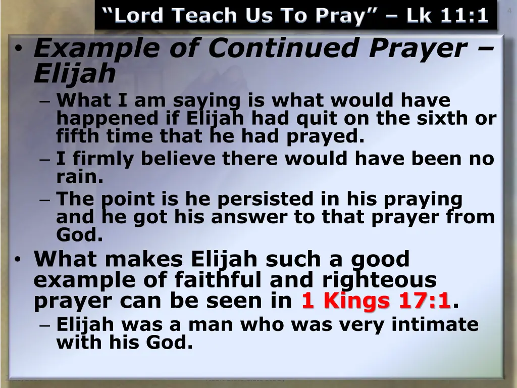 lord teach us to pray lk 11 1 example 1