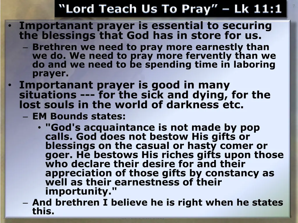 lord teach us to pray lk 11 1 importanant prayer