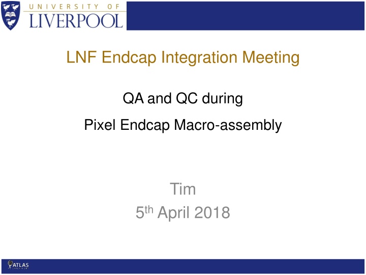 lnf endcap integration meeting