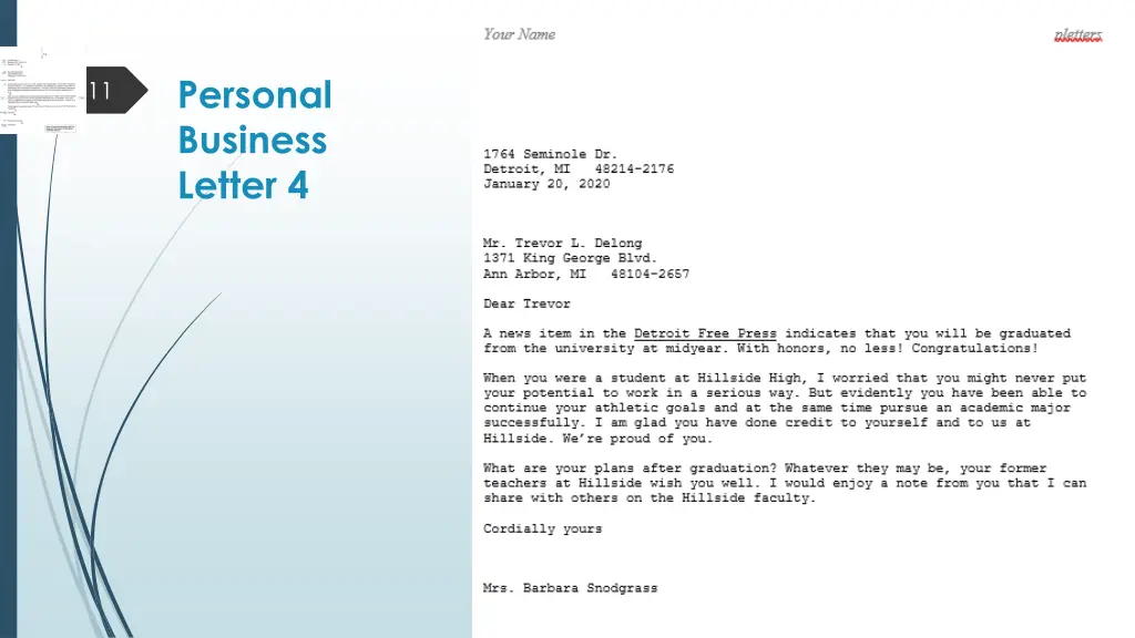 personal business letter 4