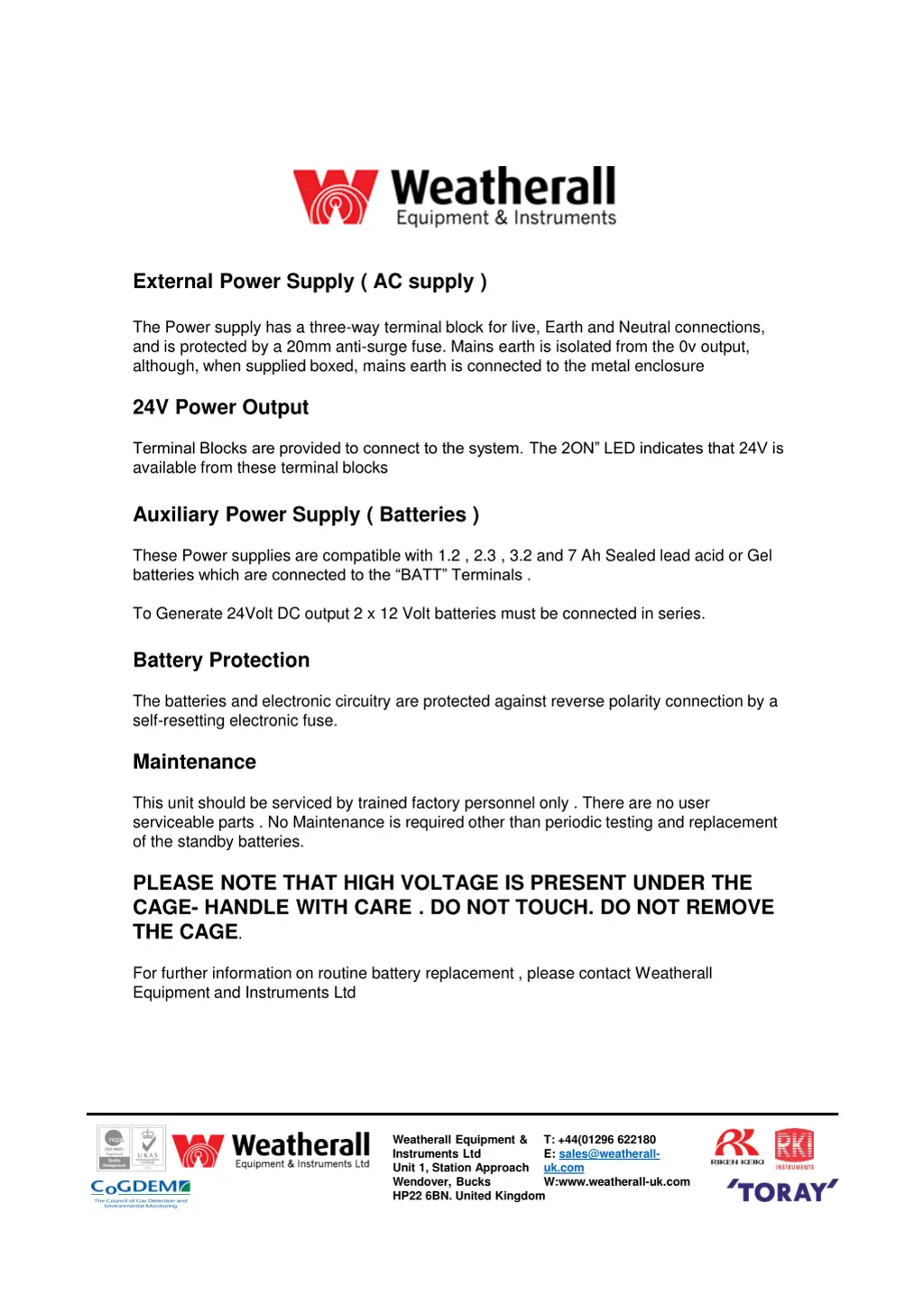 external power supply ac supply