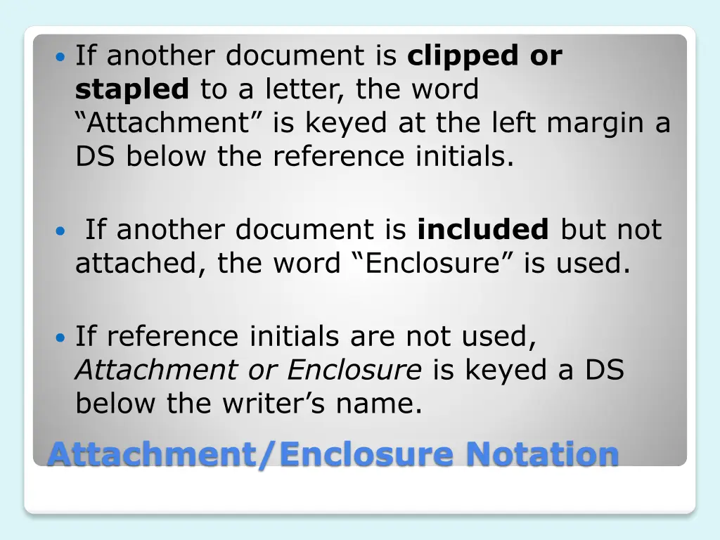 if another document is clipped or stapled