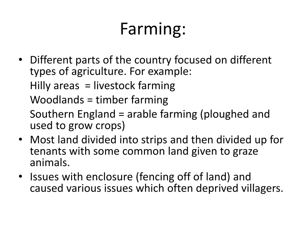 farming